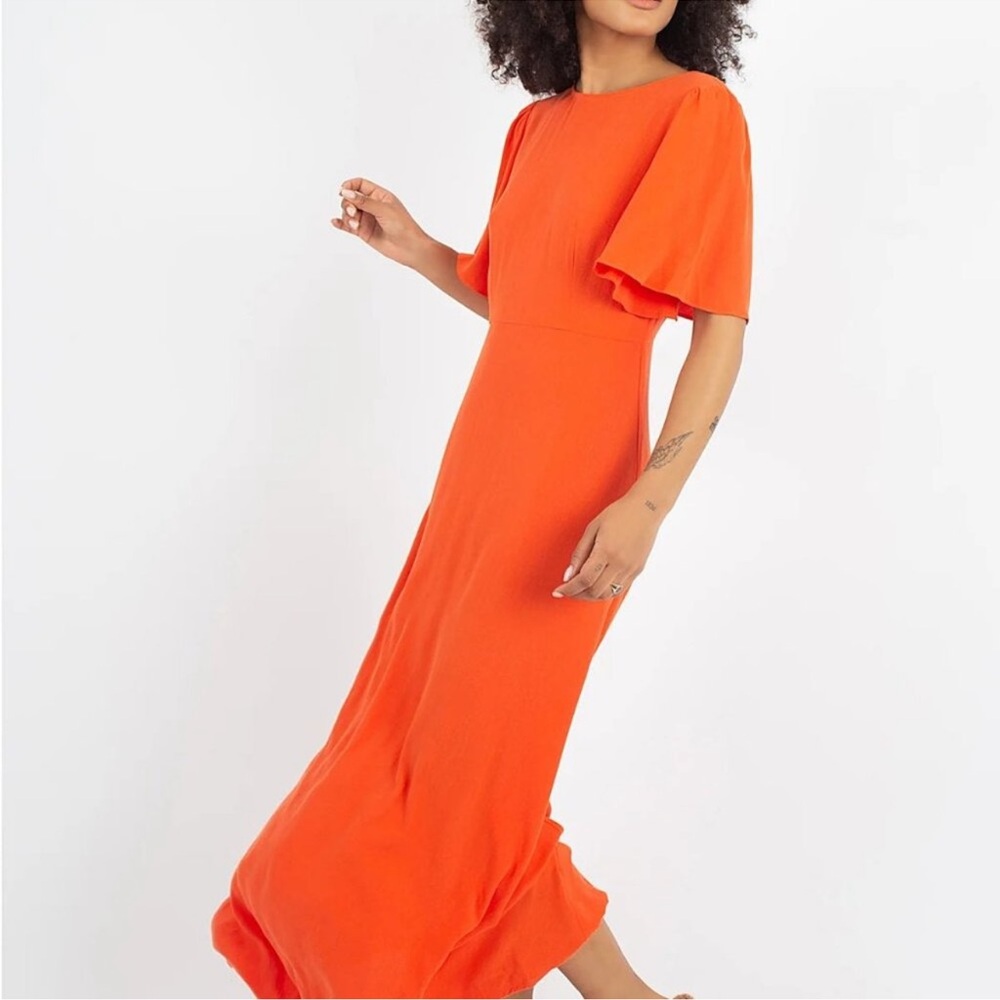 Traffic People Other Lives Rene Dress Orange Small New